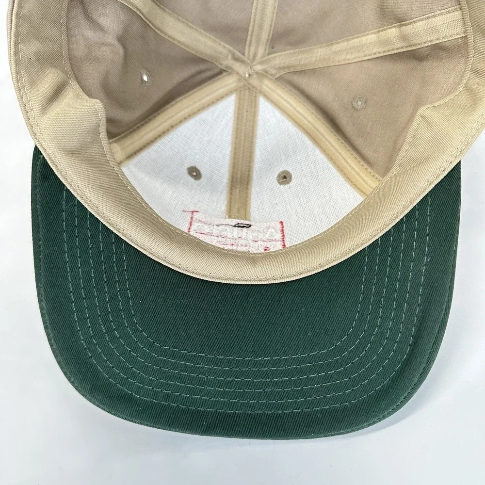 K-Products AgriPro Wheat Hat Tan Green Snapback Embroidered Farming